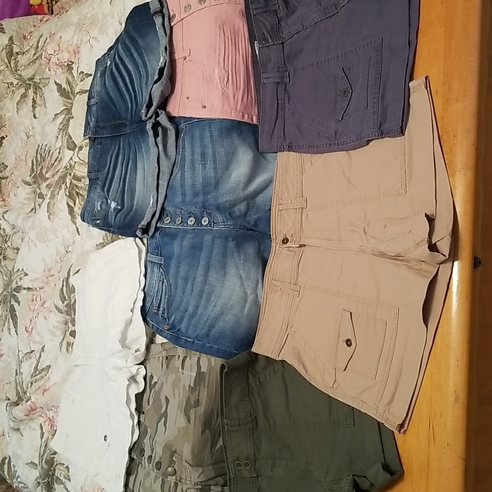 8 pairs  Time & Tru ladies shorts, various colors